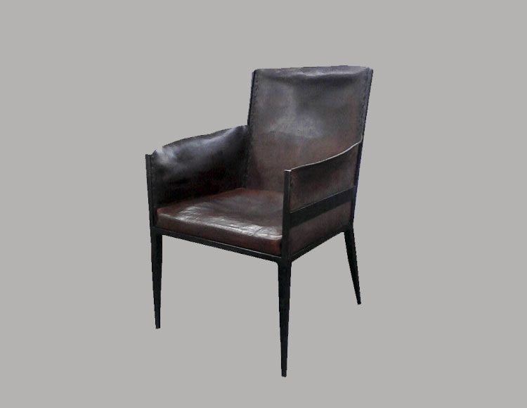 Jean-Michel Frank Leather Armchair