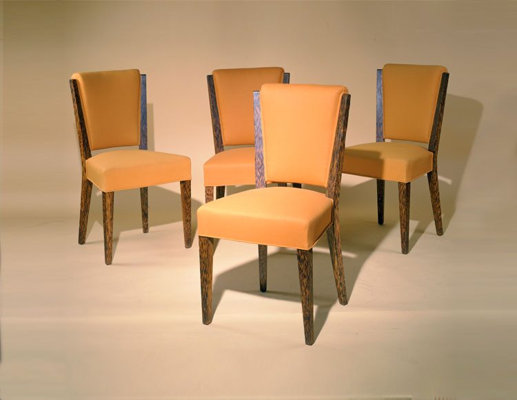 Eugène Printz Palmwood Chairs